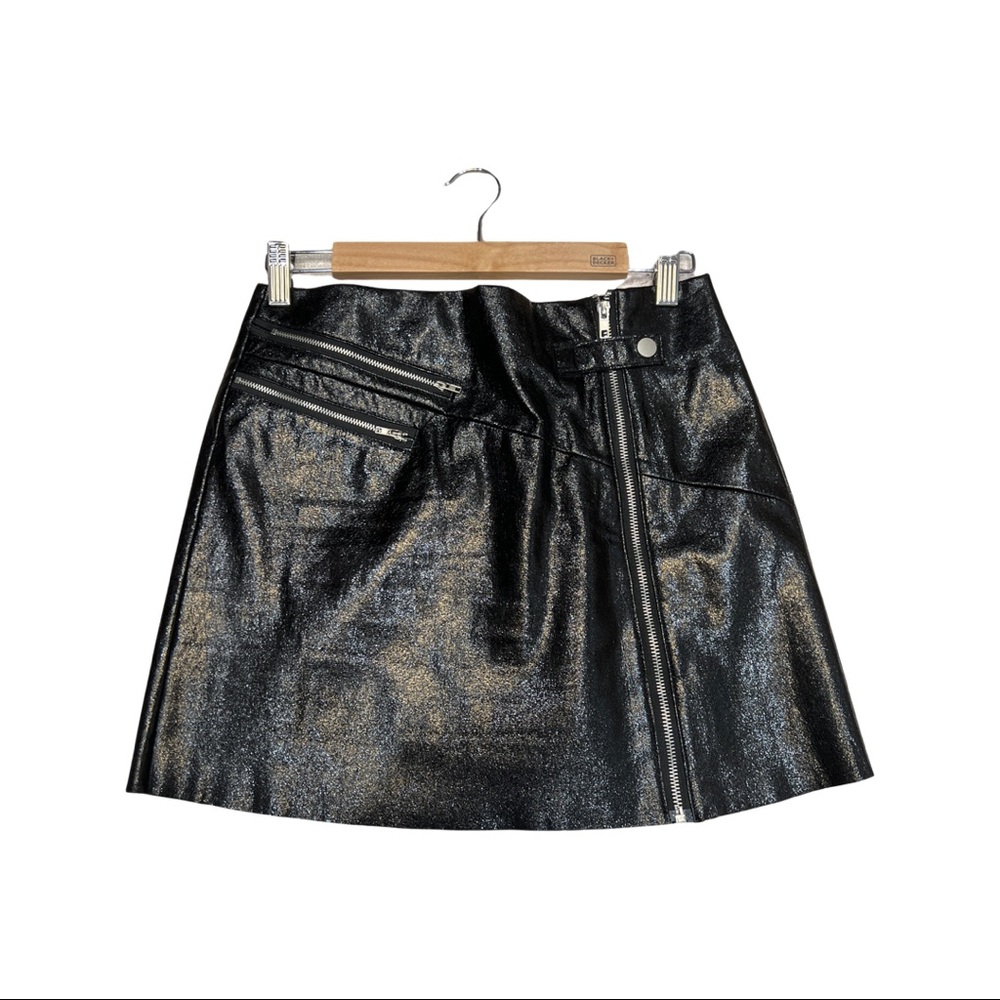 NWOT 4SI3NNA Faux Leather Mini Skirt